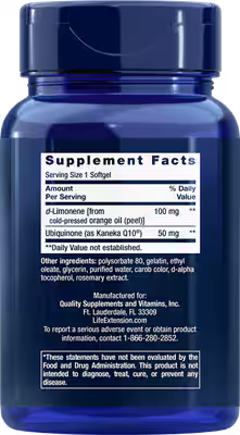 CoQ10 w/d-limonene 50mg