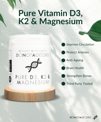 Pure D3, K2 & Magnesium - 60 hylki