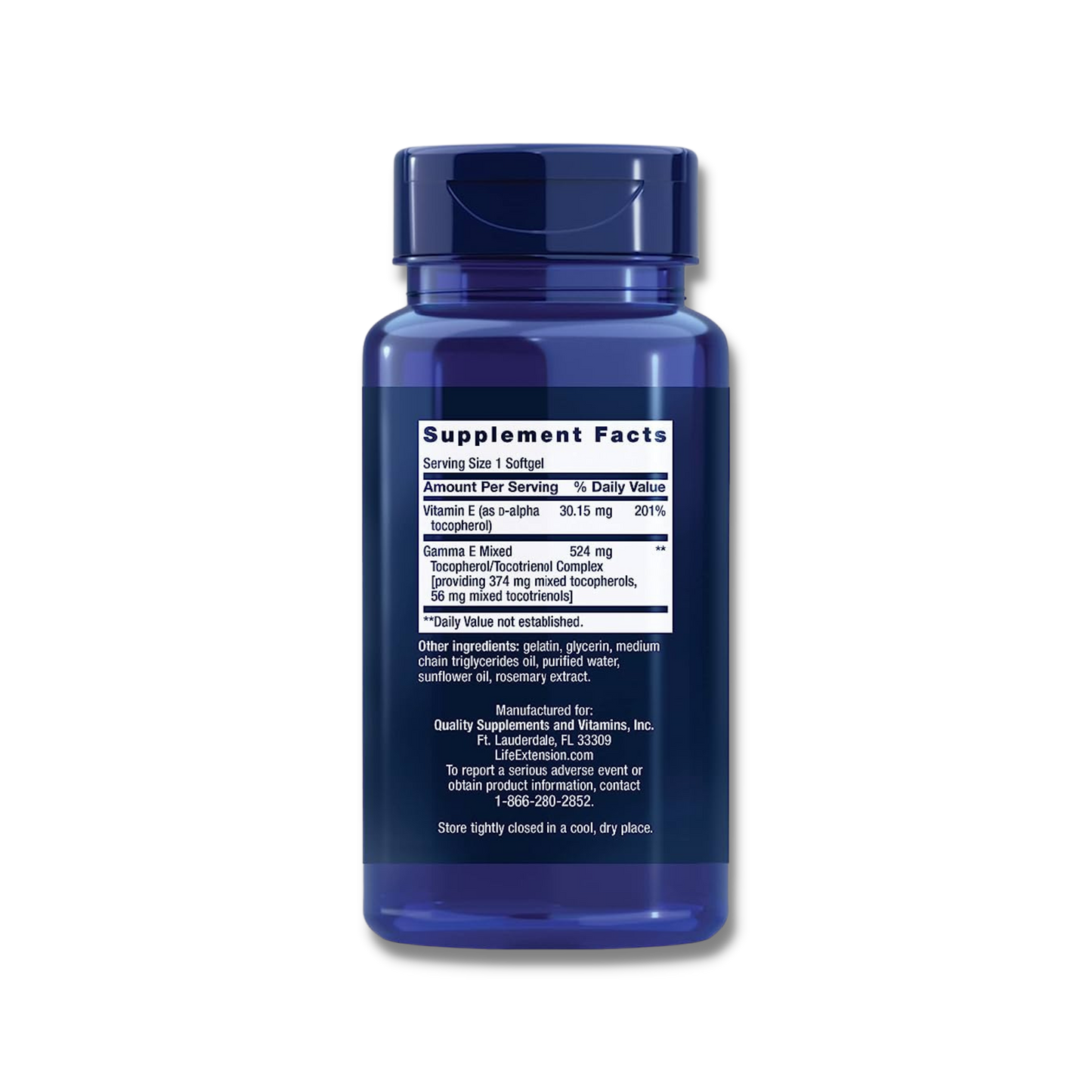 Gamma E Mixed Tocopherols & Tocotrienols