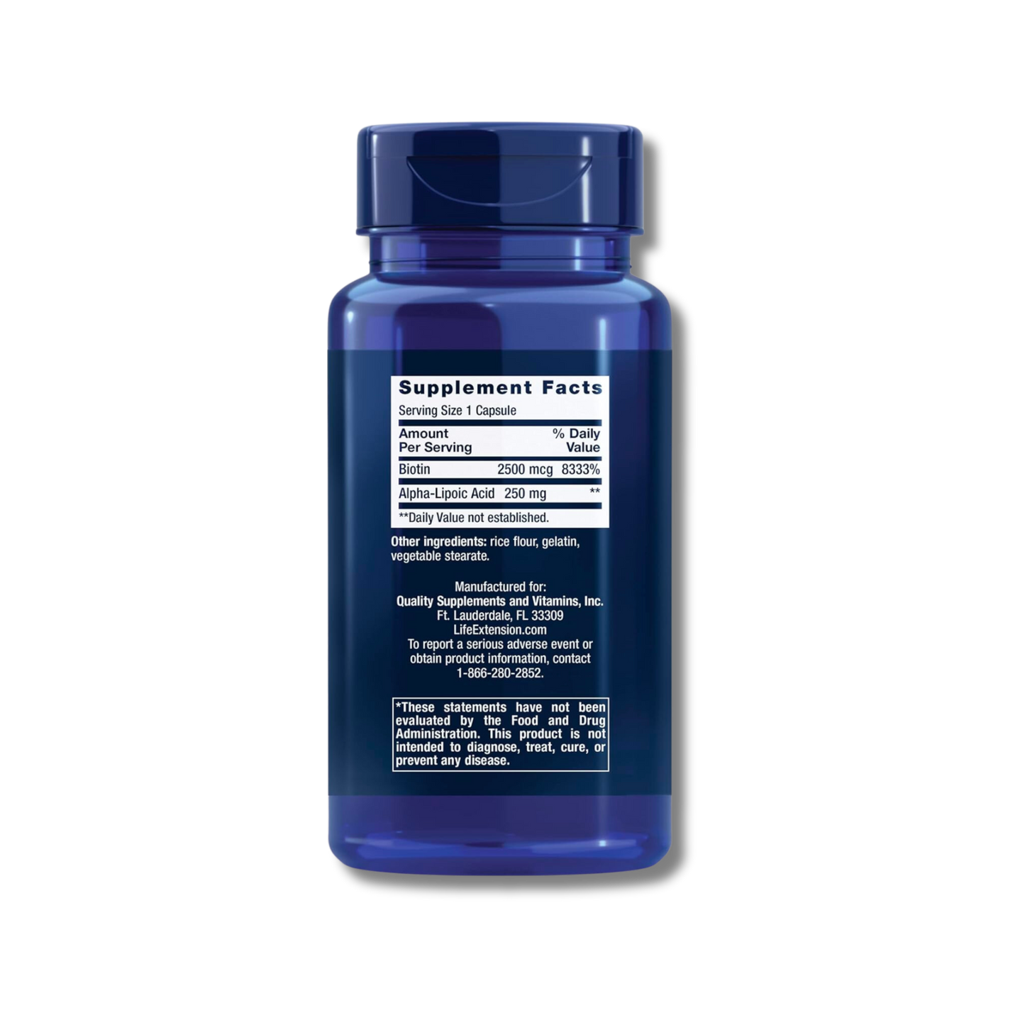Alpha-Lipoic Acid with Biotin