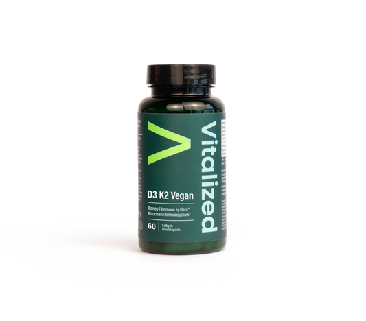 D3 vitamin með K2, 60stk