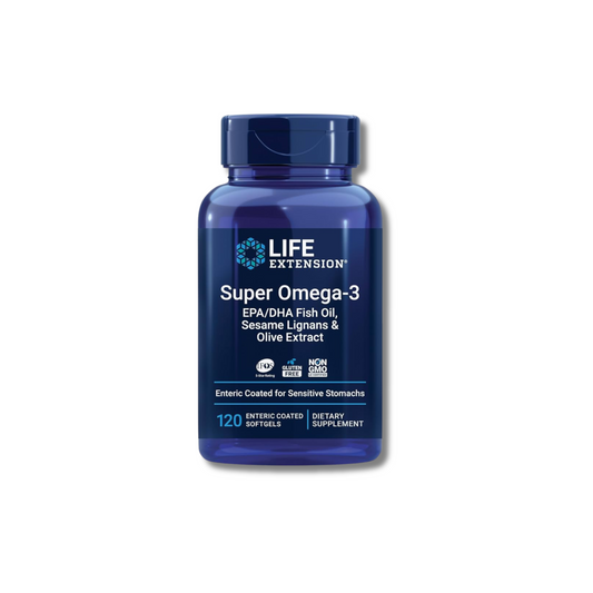 Super Omega-3 EPA/DHA Fish Oil, Sesame Lignans & Olive Extract
